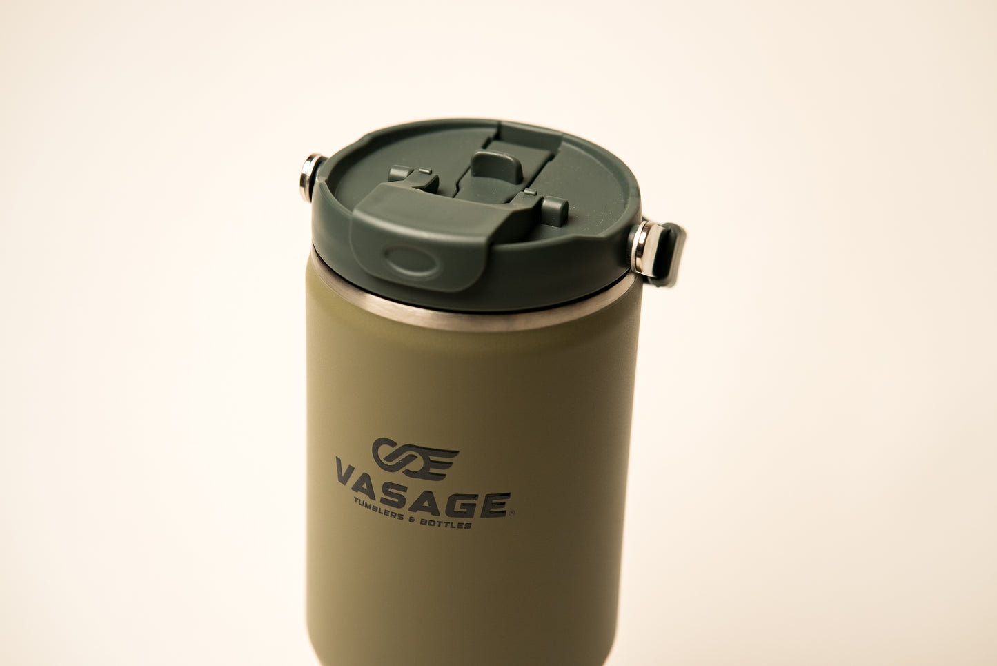 Olive Haze. Vaso térmico de acero inoxidable. 1,18 L.